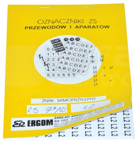 ZS 7x10/N Znaki