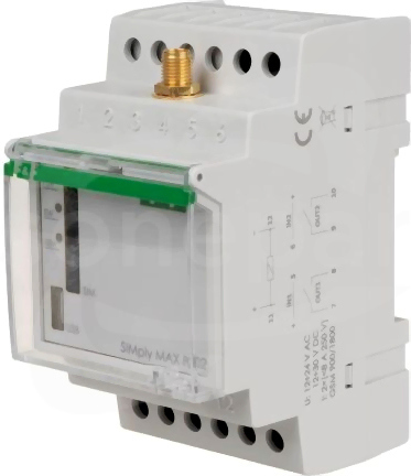 SIMplyMAX-P02-12V Sterownik bramy GSM