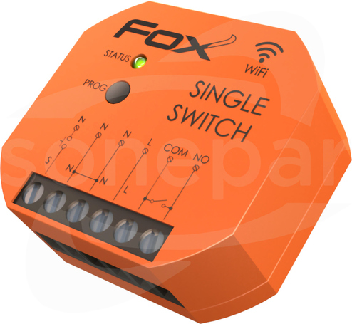 WI-R1S1P-P Wi-Fi 230V Przekaźnik jednokanałowy