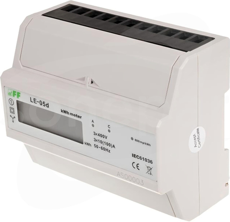 LE-05d 3x230/400V LICZNIK ENERGII 3-FAZ.7MOD.LCD