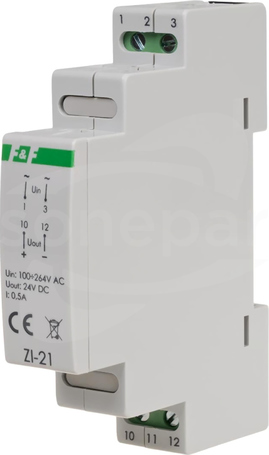 ZI-21 100-264VAC/24VDC 0,5A ZASILACZ IMPULSOWY