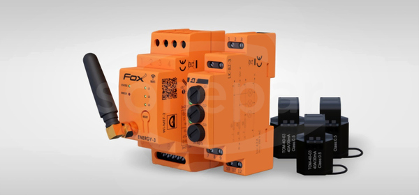 WI-MEF-3-40A Wi-Fi + Zestaw do monitoringu energii elektrycznej wi-fi