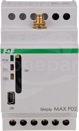 SIMply MAX P02 GSM/CLIP PRZEKAŹNIK ZDALNIE STEROWANY