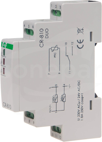 CR-810 DUO 16A 230VAC Przekaźnik rezystancji