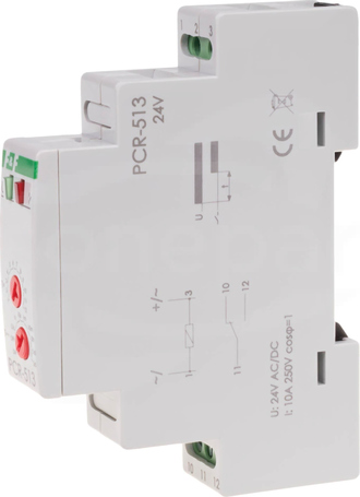 PCR513 0,1sek-24h 1P 24VACDC Przekaźnik czasowy rewers.