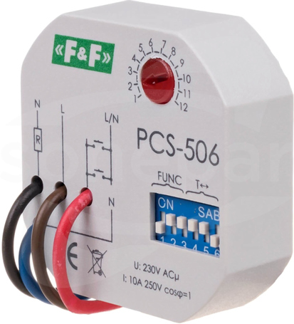 PCS506 do puszki fi60 PRZEKAŹNIK CZASOWY