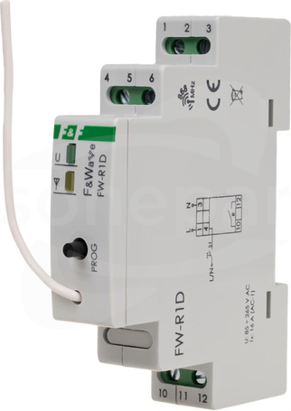 FW-R1D DIN 85-265VAC/DC Przekaźnik bistabilny