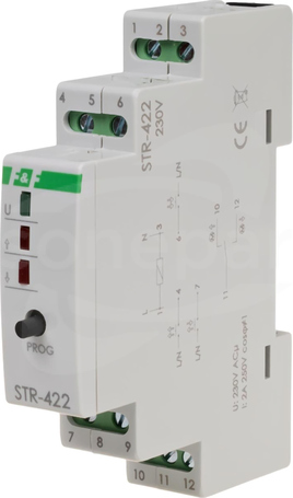 STR-422 230VAC STEROWNIK ROLET 1-PRZYC.