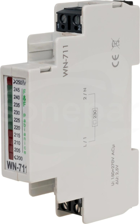WN-711 1-FAZ WSKAŹNIK NAP. Wskaźnik napięcia