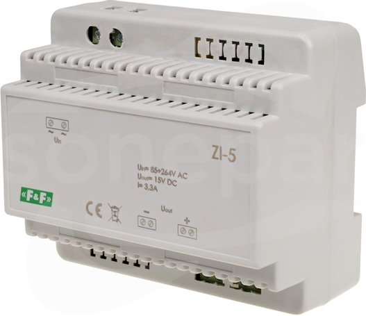 ZI-5 85-264VAC/15VDC 3,3A ZASILACZ IMPULSOWY