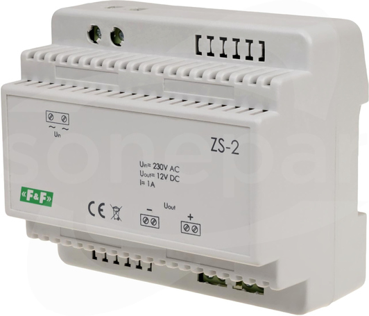ZS-2 230VAC/12VDC ZASILACZ STABILIZOWANY