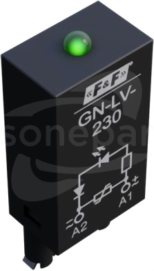 GN-LV-230 Moduł przeciwprzepięciowy z diodą LED