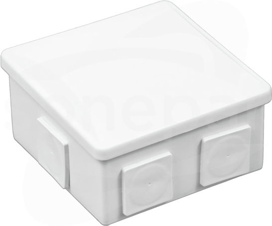 S-BOX 036B 80x80x40 IP44 KLIK Puszka natynkowa herm.biały