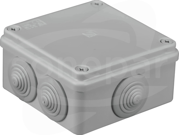 S-BOX 106 100x100x50 IP65 6 dł. Puszka natynkowa