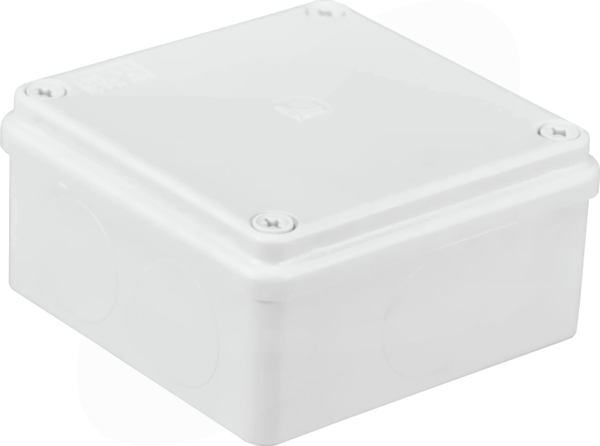 S-BOX 116B 100x100x50 IP65 bez dł.biała Puszka natynkowa