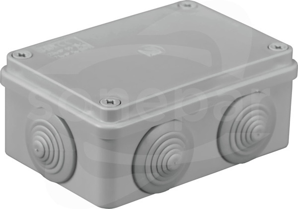 S-BOX 206 120x80x50 IP65 6 dł. Puszka natynkowa