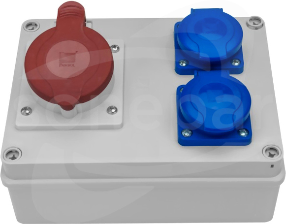 R-BOX 190:1x32/4,2x250V,IP44 Rozdzielnica z tworzywa
