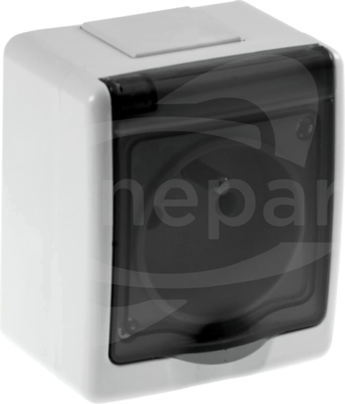 BETA 2P+Z dymny IP44 Gniazdo