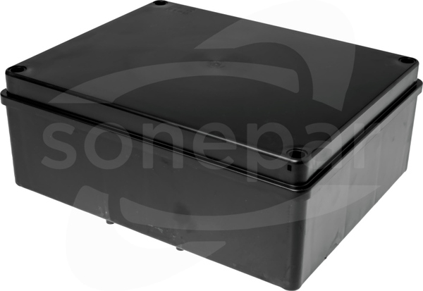 S-BOX 416C 190x140x70 b/dł IP65 czarny Puszka natynkowa pokr.nieprzezroczysta