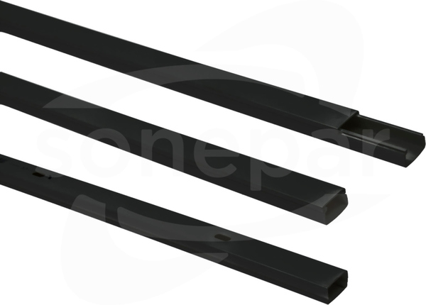 25x15mm czarny Kanał kablowy