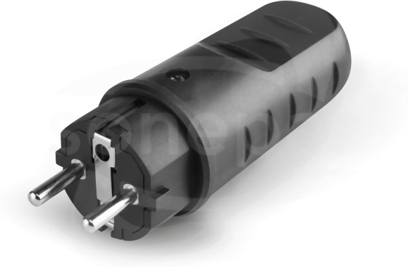 2P+E 230V Wtyczka gumowa