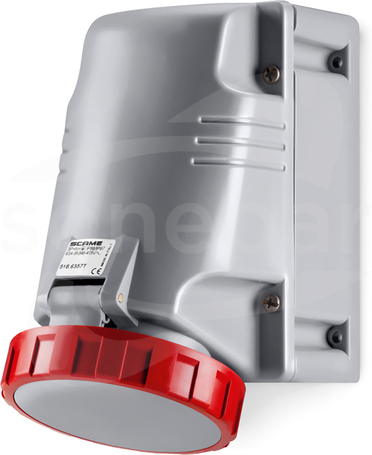 3P+N+E 125A IP67 Gniazdo natynkowe