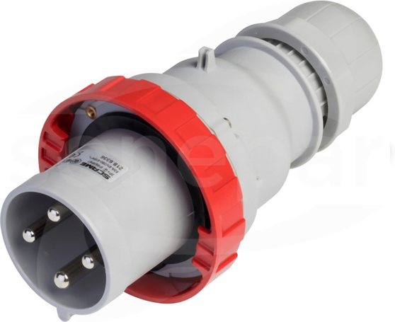 OPTIMA  skręcana 3P+E 63A IP67 Wtyczka OPTIMA
