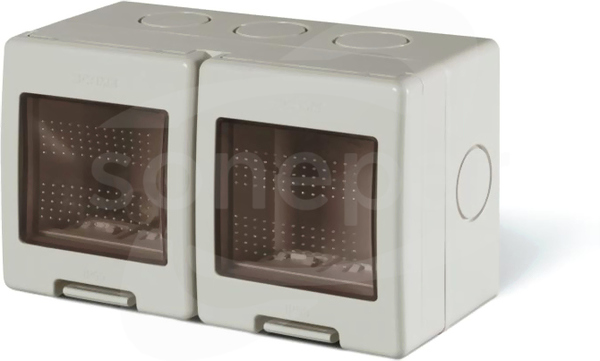 Unibox 2+2 modułowa 137x82x66 IP55 Puszka