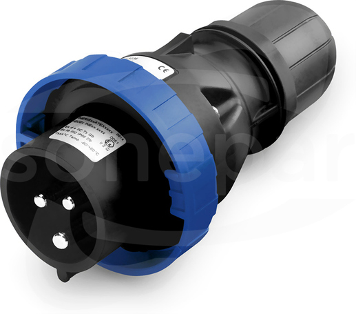 32A 2P+E GAS Wtyczka EX