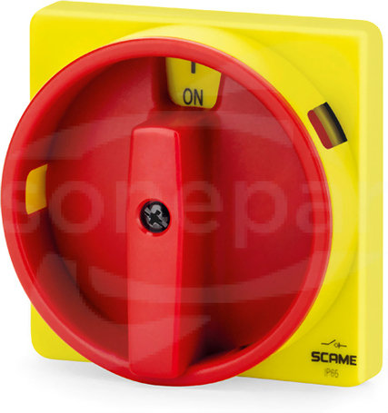 MANOVRA 20A-40A 67x67mm IP65 Rękojeść awaryjna z zamykaniem