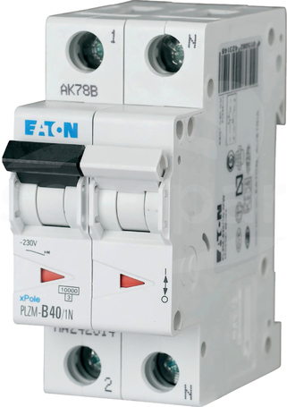 PLZM-B40/1N-MW 1P+N B40A 10kA Wyłącznik nadprądowy