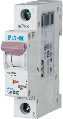 PLSM-C32-MW 1P C32A 10kA Wyłącznik nadprądowy
