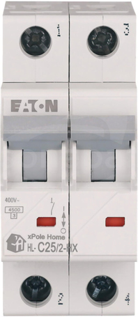 HN-C25/2 2P C25A 6kA Wyłącznik nadprądowy