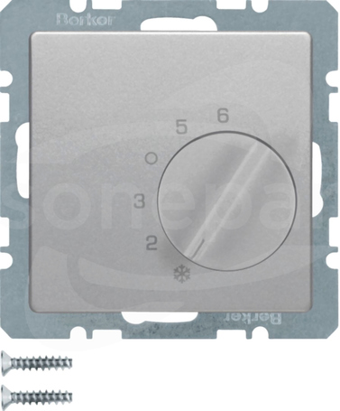 Q.x aluminium aksamit lakierowany Regulator temperatury pomieszcze