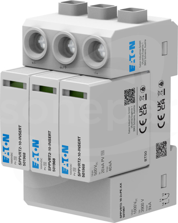 SPPVRT2-10-2+PE Typ 2 1000VDC Ogranicznik przepieć (PV)