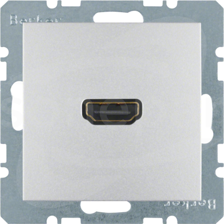 B.7 aluminiowy matowy Gniazdo HDMI 90st.