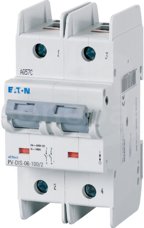 PV-DIS-06-100/2 Rozłącznik modułowy DC z dźwignią (PV)