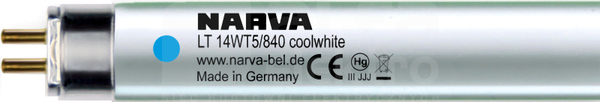 LT-UVP 14W T5 EQ/840 G5 Świetlówka T5 COLOURLUX UV-PROTECT