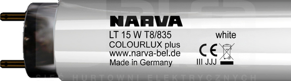 LT 15W/835 G13 Świetlówka T8 COLOURLUX