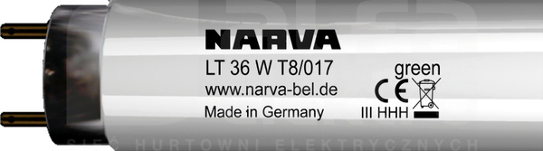 LT 36W/017 G13 zielony Świetlówka T8 COLOUR