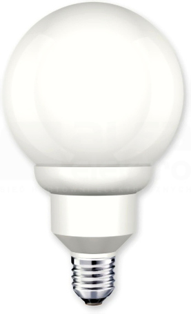 KLE-G 15W/827 E27 Świetlówka kompaktowa COLOURLUX GLOBE