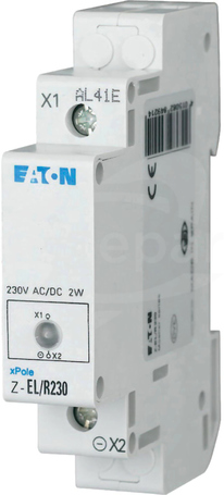 Z-EL/R230 230V czerwony Lampka kontrolna pojedyncza