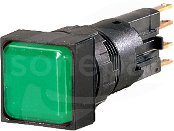 Q25LF-GN ZIELONA IP65 Lampka sygnaliz.płaska