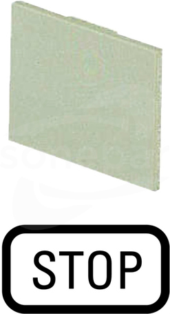110SQ25 Tabliczka opisowa stop