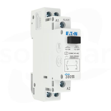 Z-S12/SS 12VAC 16A 2NO Przekaźnik bistabilny