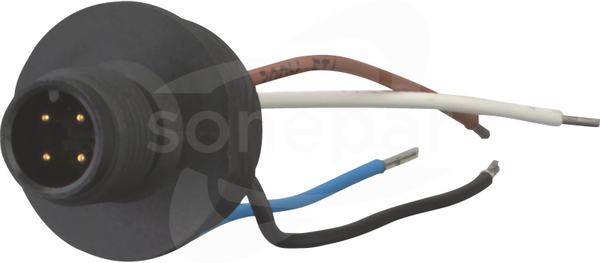 M12A WTYK M12x1 4PIN/A Łącznik krańcowy-akcesoria