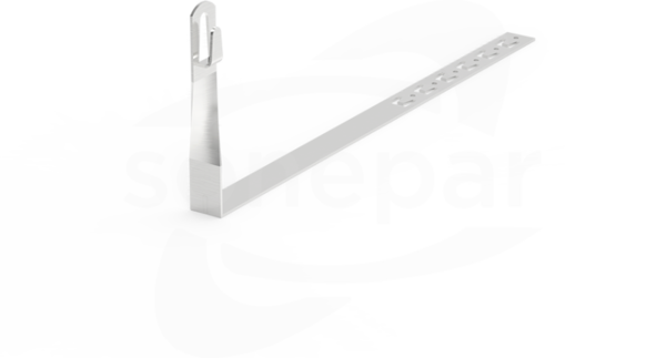 11.3/Z NI (z zaczepami) UCHWYT KĄTOWY SKRĘCONY L-415