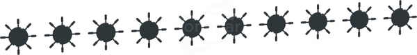 Wheel of 8 Coding Keys Set of 10 Units Wheel of 8 Coding Keys Set of 10 Units