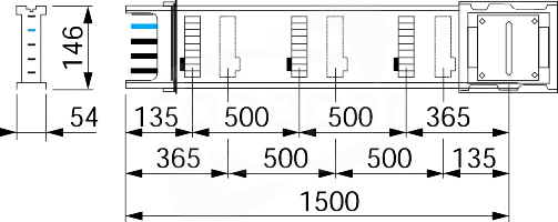 KSA250ED4156 250A Element prosty