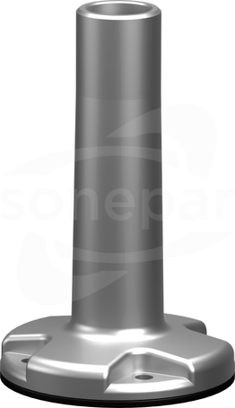 XVZ02Q 100 mm SREB. PLASTIK RURA Płyta mocująca